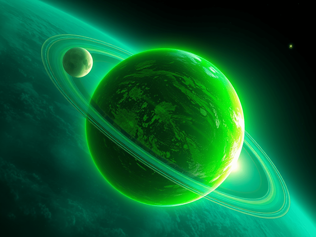 Space artwork representing Jupiter 7 Mission Control